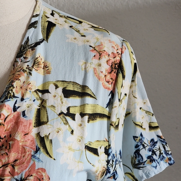 Cotton On Floral Wrap Dress - Picture 4 of 10